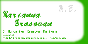 marianna brasovan business card